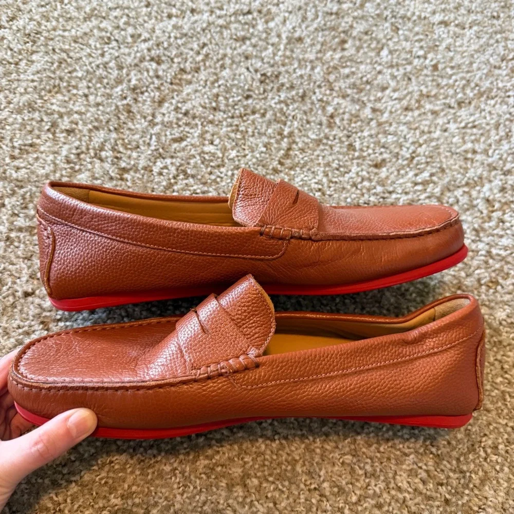 M.Gemi The Pastoso Uomo driving loafers 43 moccasin leather classic preppy
